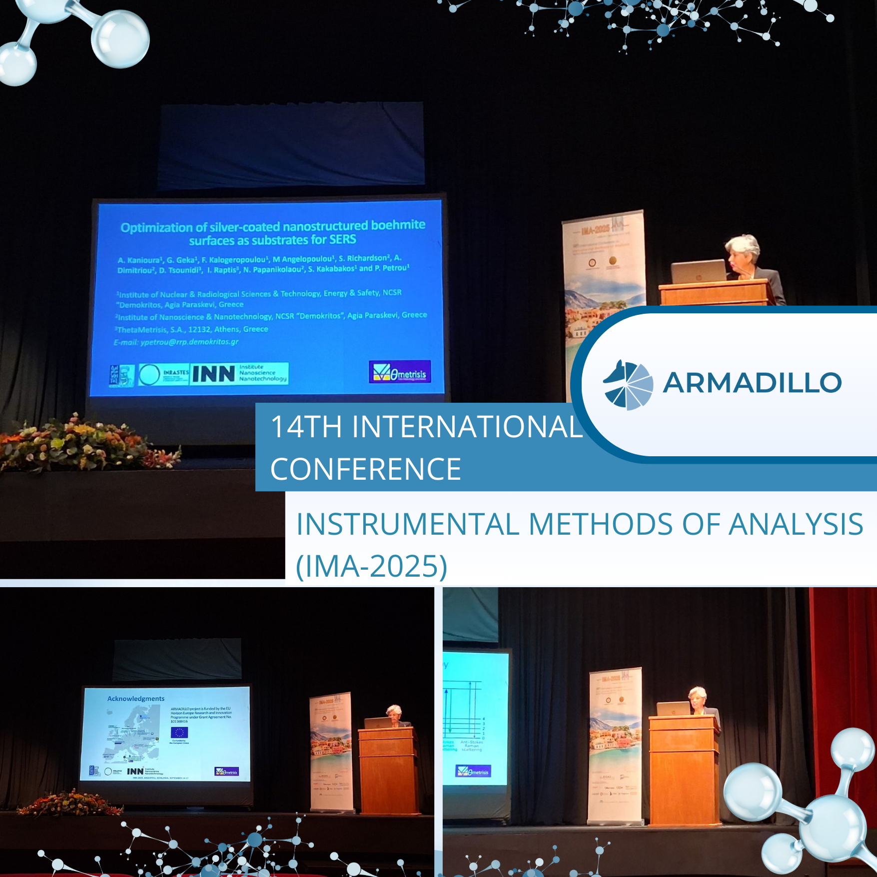 ARMADILLO Showcased at IMA-2025: Advancing Detection of GHB with Optimized SERS Substrates